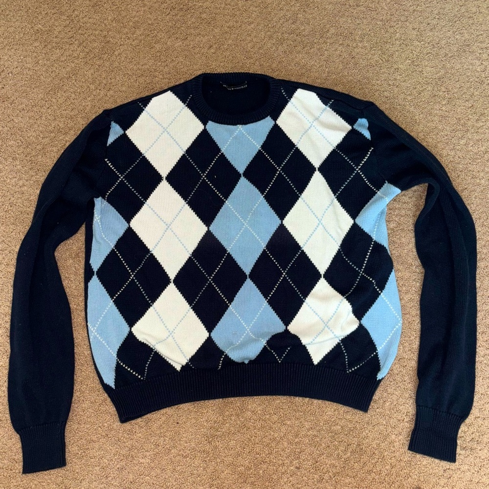Brandy Melville Argyle Sweater